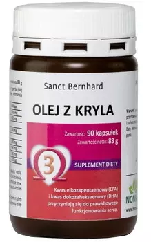 Биологически активная добавка, масло криля 90 капсул Sanct Bernhard Inna Marka