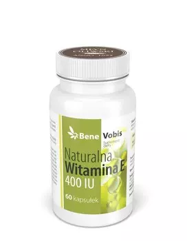 Биологически активная добавка Myn Oliwski, натуральный витамин Е 400 МЕ, 60 капсул