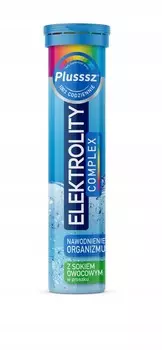 Биологически активная добавка PLUSSSZ Электролитный комплекс натрия, калия, магния 20 шт Polski Lek S.A.