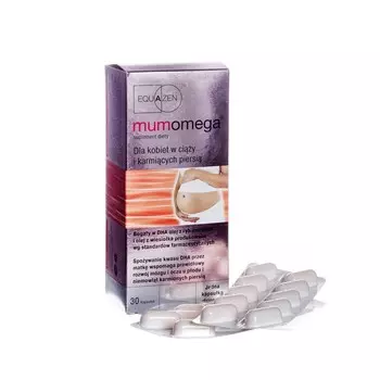 Биологически активная добавка, Qpharma, Эквазен МУМОмега, Добавка для беременных и кормящих женщин, 30 капсул Inna Marka