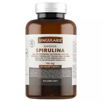 Биологически активная добавка Singularis Superior Spirulina, 180 капсул