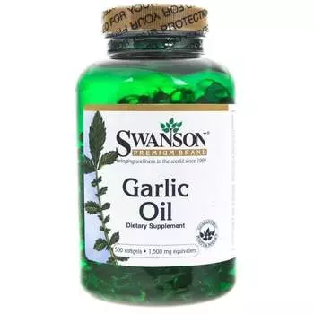 Биологически активная добавка Swanson, Garlic Oil 3 мг, 500 капсул