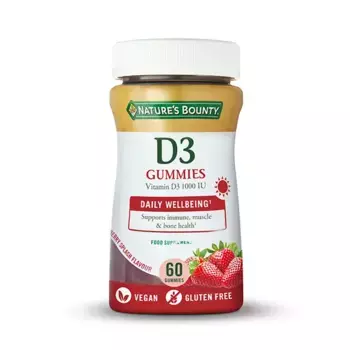 Биологически активная добавка Vitamina D3 Gummies Nature'S Bounty, 60 UD