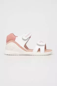 Biomecanics Детские кожаные сандалии, белый