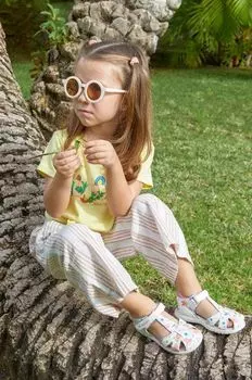 Biomecanics Детские кожаные сандалии, белый