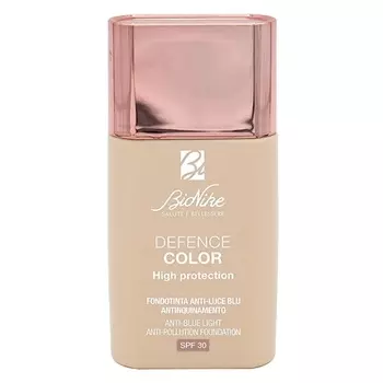 BioNike Defense Color Foundation Высокая защита с защитой от синего света и загрязнений, 30 мл, 303 Соболь