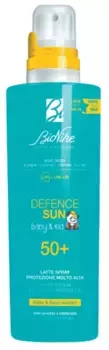 Bionike Defense Sun Baby&Kid Молочко-спрей SPF 50+ 200 мл Защита для младенцев и детей