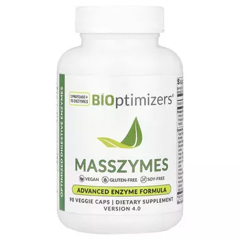 BIOptimizers, Masszymes`` 90 вегетарианских капсул