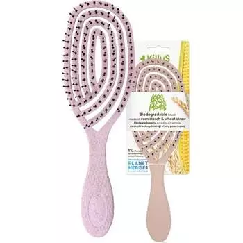 Биоразлагаемая расческа, Розовый Inter-Vion, KillyS