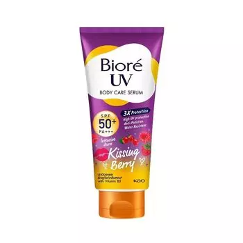 Biore УФ-сыворотка для ухода за телом Intensiv Aura Kissing Berry SPF50+ PA+++ 150 мл, Violet