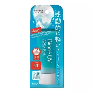 Biore UV Aqua Rich Watery Essence SPF50+ PA++++ 15 г, Blue