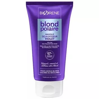 Biorene Blond Polaire Dejaunisseur Фиолетовая маска 150 мл для натуральных волос Markenlos