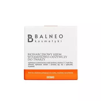 Биосульфидно-витаминный и питательный крем для лица Balneokosmetyki, 50 мл