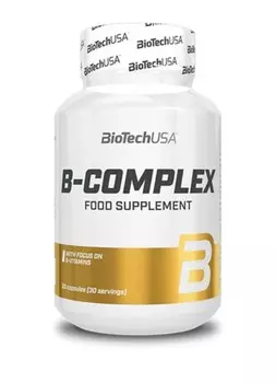 BioTech USA B-комплекс, Биологически активная добавка, 60 капсул Inna Marka