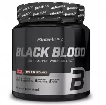 BioTech USA Black Blood CAF+ со вкусом колы, БАД, 300г Inna Marka