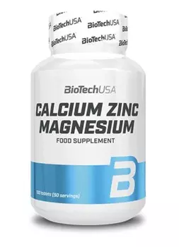 BioTech USA Ca-Zn-Mg, Биологически активная добавка, 100 таблеток Inna Marka