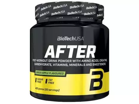 BioTech, Витамины и минералы, После, 420 г, зеленое яблоко