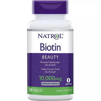 Биотин Natrol, 100 таблеток