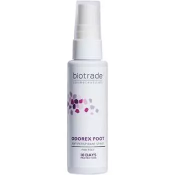 Biotrade Odorex Foot Spray 40мл Антиперспирант для ног с 10-дневной защитой от пота и неприятного запаха