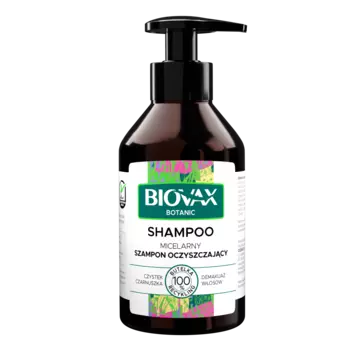 Biovax Botanic мицеллярный шампунь с нигеллой и ладанником, 200 мл