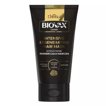 BIOVAX Glamour Caviar интенсивно регенерирующая маска Golden Algae &amp; Caviar 150мл