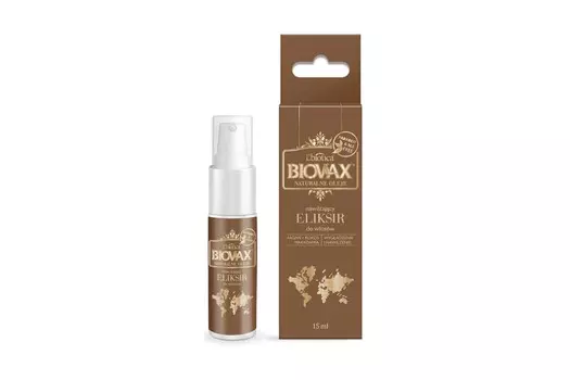BIOVAX Natural Oils Увлажняющий эликсир для волос - 15 мл Lbiotica / Biovax
