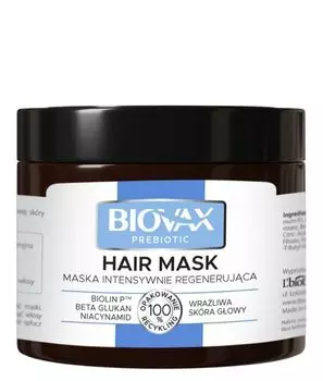Biovax Prebiotic маска для волос, 250 ml