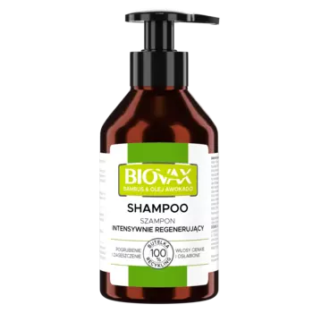Biovax шампунь для утолщения и густоты волос с маслом бамбука и авокадо, 200 мл