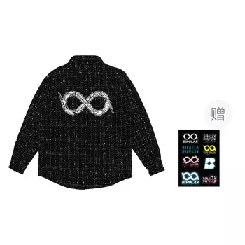 Bipolar БИПОЛЯРНАЯ мужская рубашка, Белый