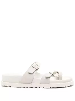 Birkenstock босоножки с пряжками, нейтральный цвет