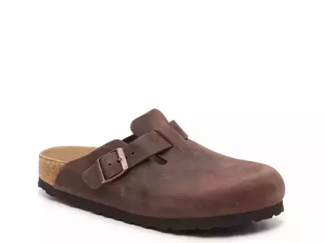Birkenstock Boston Clog — женские, темно-коричневые