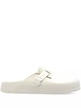 Birkenstock бостонские сабо с круглым носком, белый