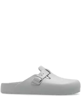 Birkenstock бостонские сабо с круглым носком, серый
