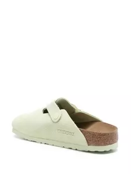 Birkenstock бостонские тапочки, зеленый