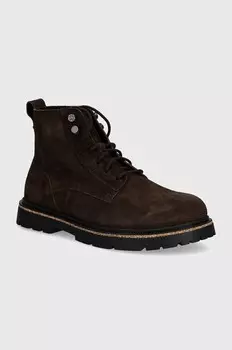 Birkenstock Highwood Замшевые ботинки средней длины с кружевом, коричневый