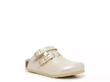 Birkenstock Kay Clog - детские, бледно-золотистый металлик с мерцающим эффектом