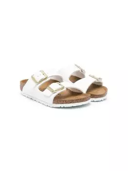 Birkenstock Kids сандалии Arizona, белый