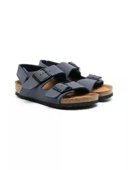 Birkenstock Kids сандалии Milano HL с пряжками, синий