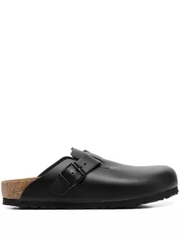 Birkenstock клоги Boston с пряжками, черный