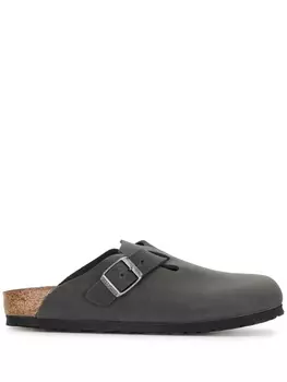 Birkenstock мюли Boston с пряжками, черный