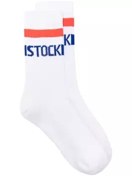 Birkenstock носки с жаккардовым логотипом, белый