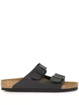 Birkenstock сандалии Arizona на плоской подошве, черный
