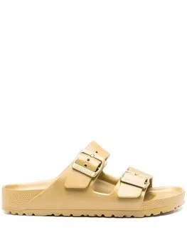 Birkenstock сандалии Arizona с двойным ремешком, золотистый