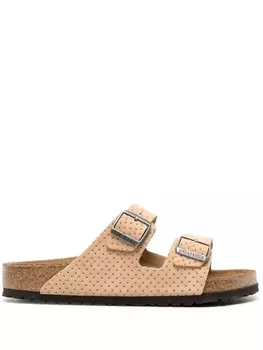 Birkenstock сандалии Arizona с перфорацией, нейтральный цвет