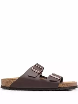 Birkenstock сандалии Arizona с пряжками, коричневый