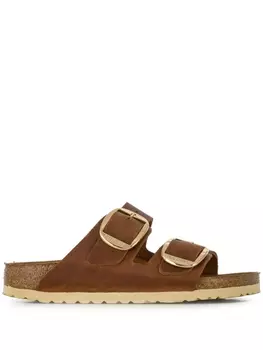 Birkenstock сандалии Arizona с пряжками, коричневый