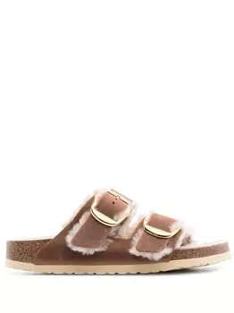 Birkenstock сандалии Arizona с пряжками, коричневый