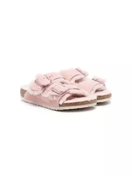 Birkenstock сандалии Arizona с пряжками, розовый