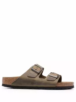 Birkenstock сандалии Arizona с пряжками, зеленый
