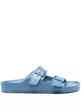 Birkenstock сандалии Arizona с тисненым логотипом, синий